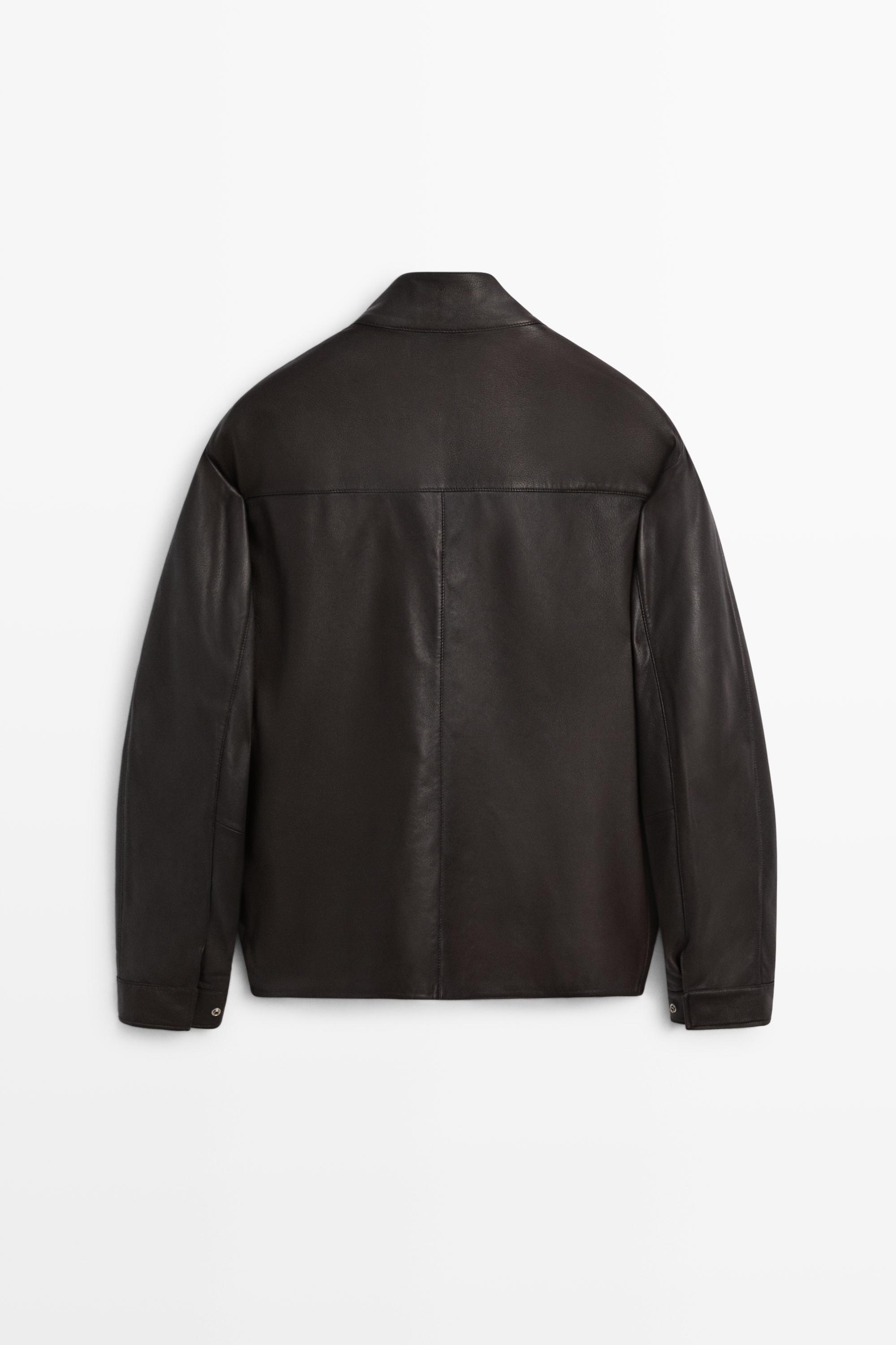 Nappa leather jacket